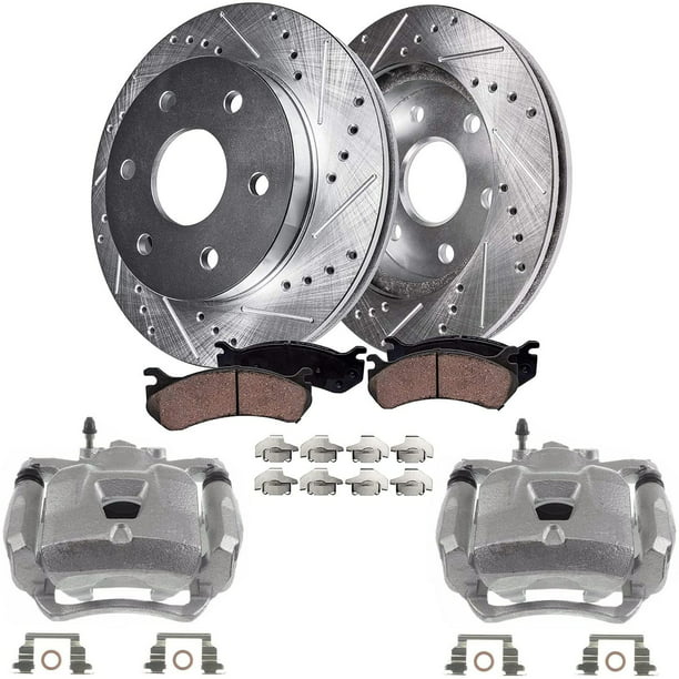 Rear Rotors Ceramic Pads For RAINIER SSR TRAILBLAZER ENVOY ASCENDER BRAVADA 9-7X